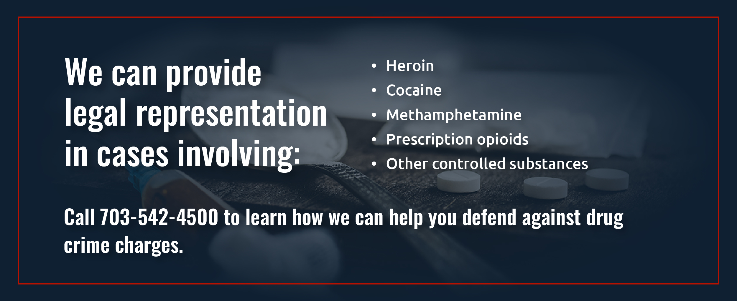 McLean Drug Crimes Defense Attorney